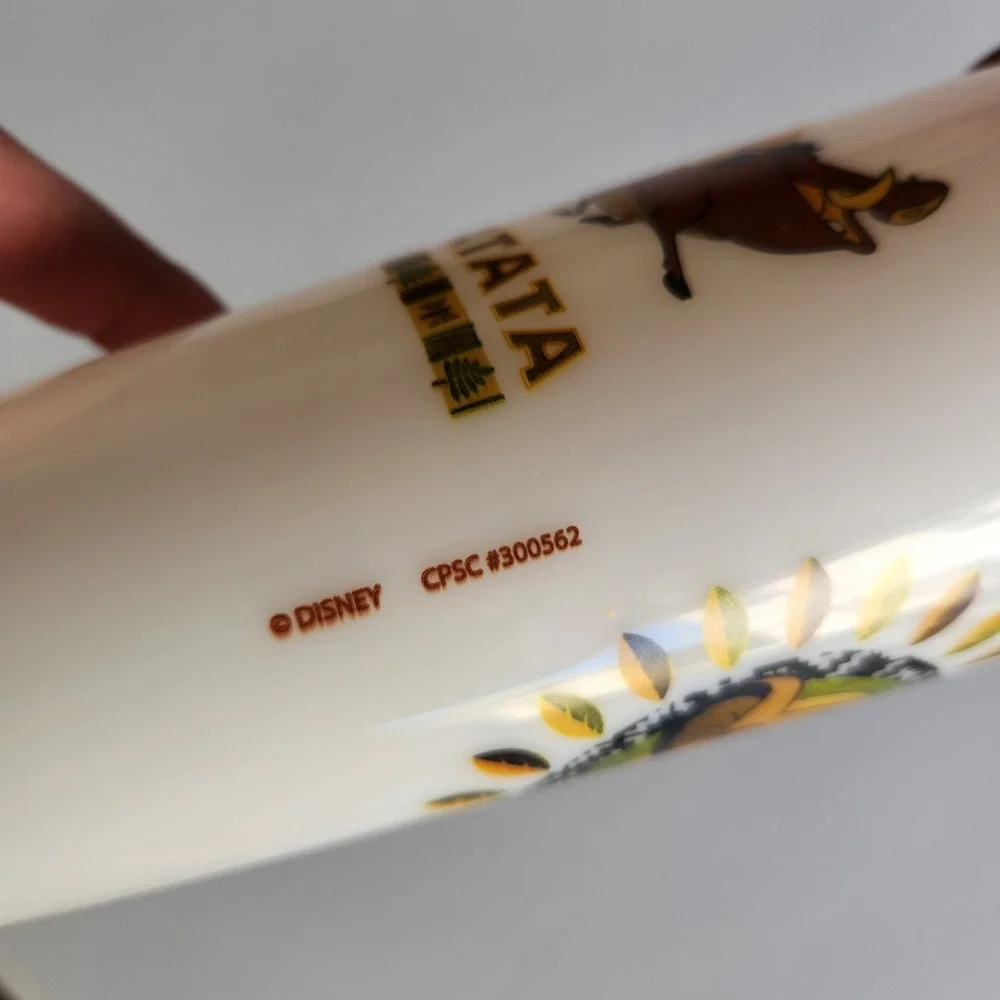 Disney The‎ Lion King Hakuna Matata Cup Simba Timon Pumbaa Lid Straw 11.5in